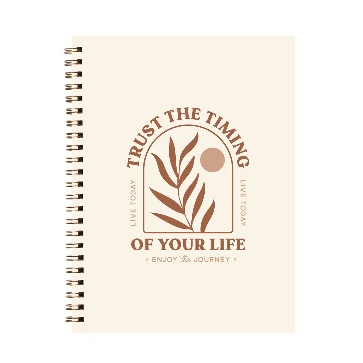 The Anastasia Co - Trust the Timing of Your Life Spiral Journal Notebook