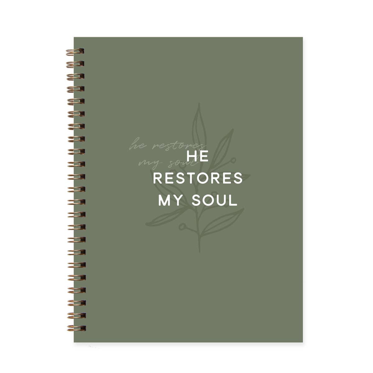 He Restores My Soul Journal